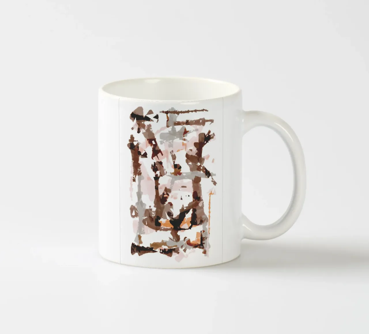 Gioco astratto Retro Mocha tazza in ceramica da Martina