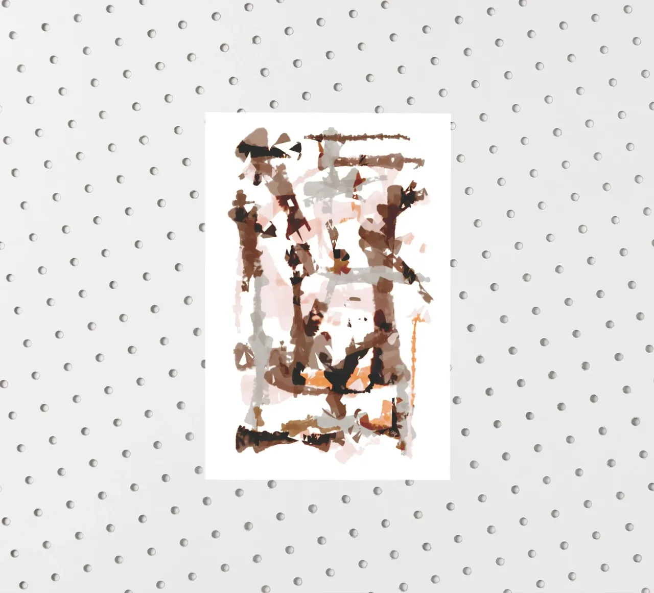 Retro Mocha abstract game sticker by Martina