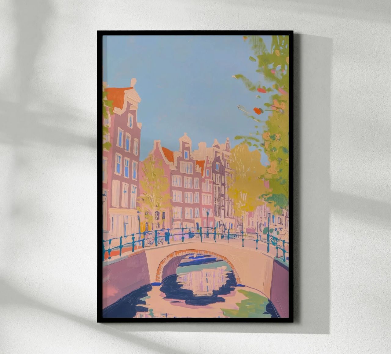 Amsterdam, Netherlands Painting poster van Melloi Art Print