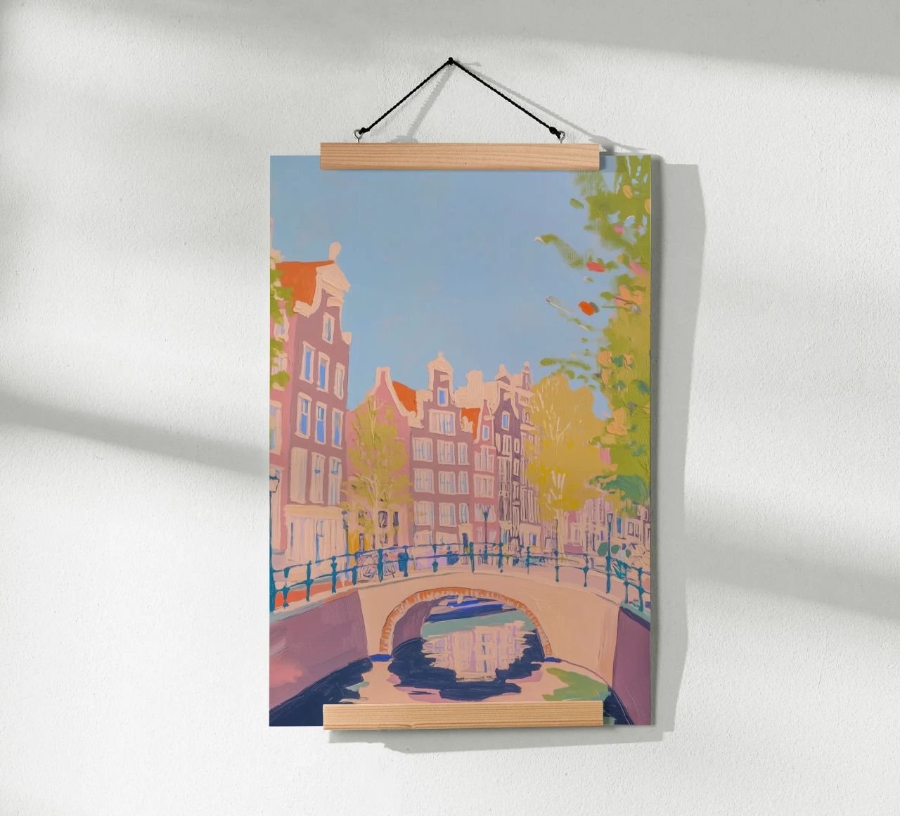 Amsterdam, Netherlands Painting poster van Melloi Art Print
