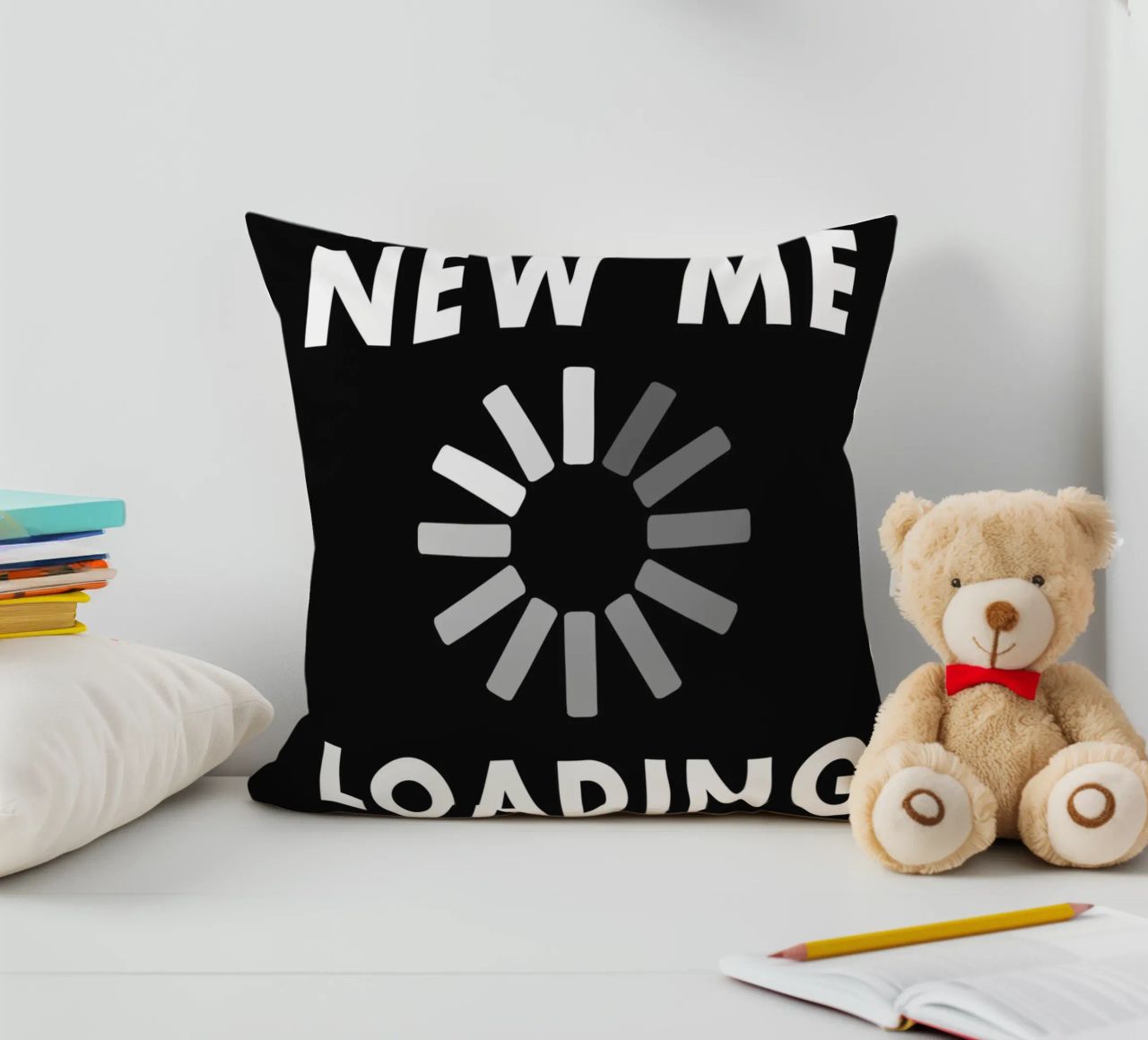 New Me Loading cuscino da WORD & WONDER