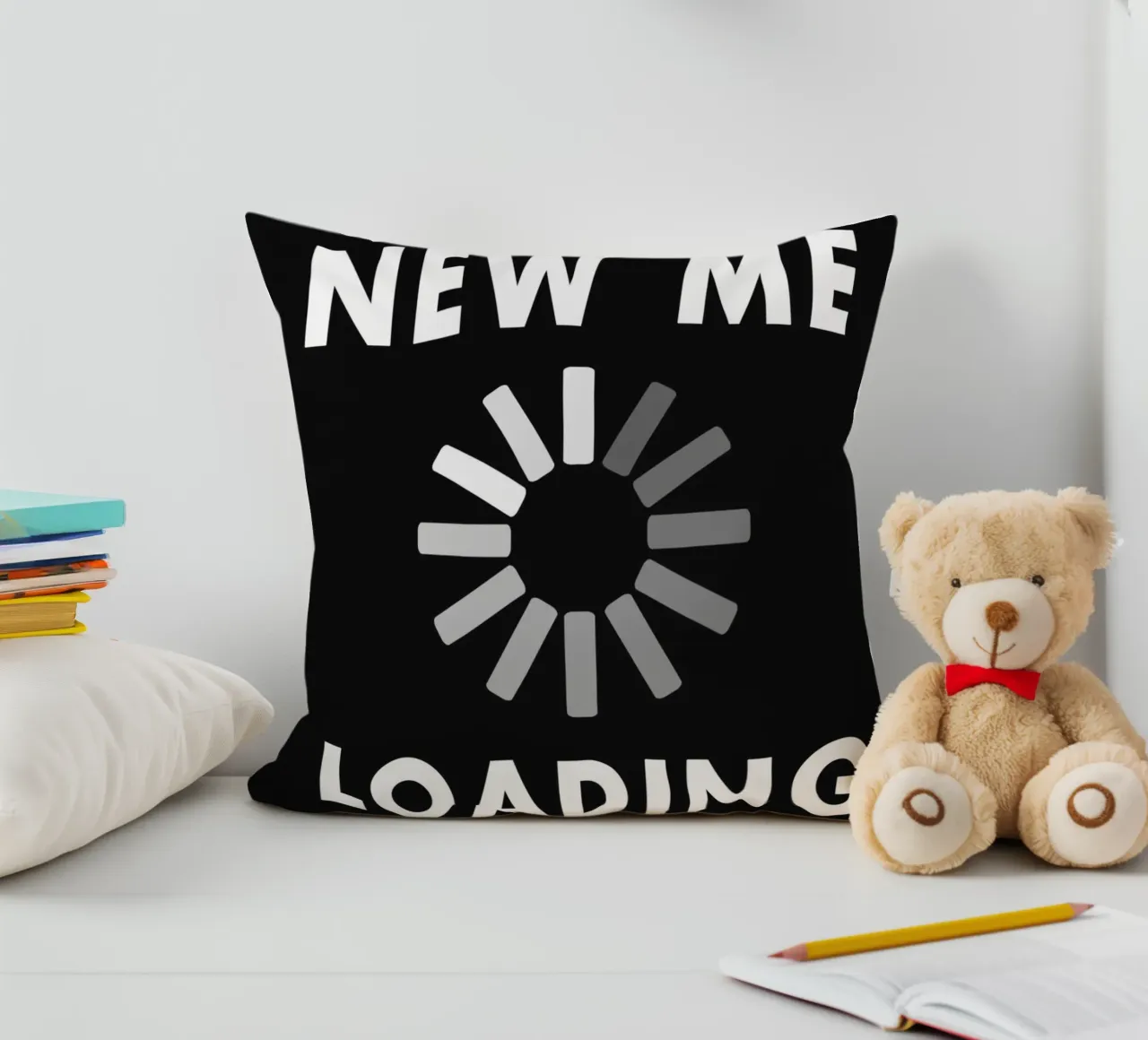 New Me Loading cuscino da WORD & WONDER