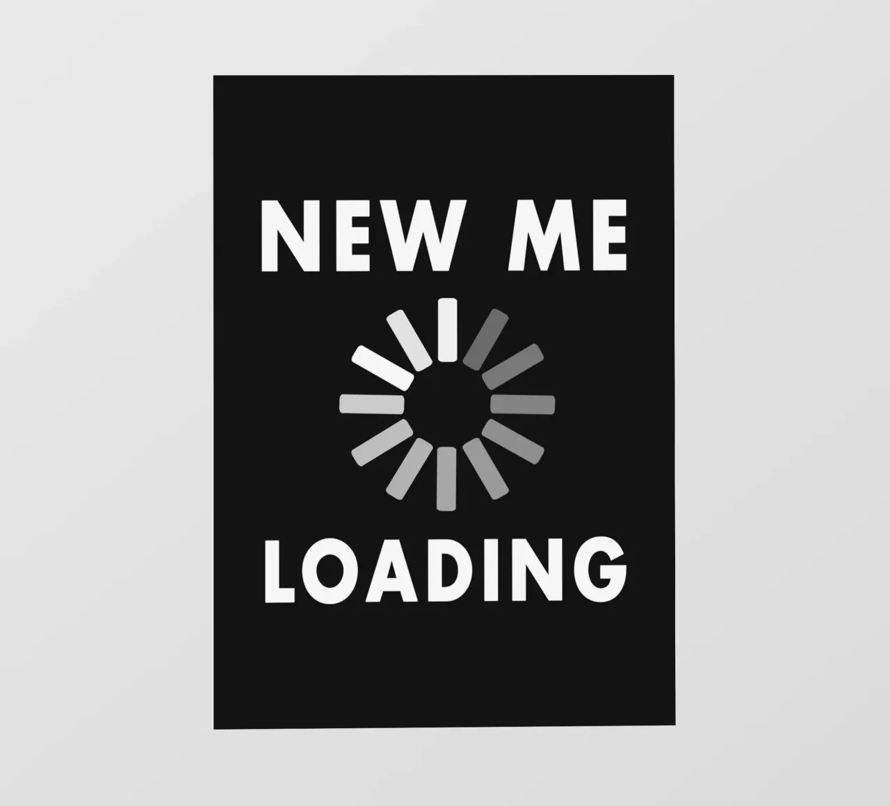 New Me Loading pellicola backlit da WORD & WONDER