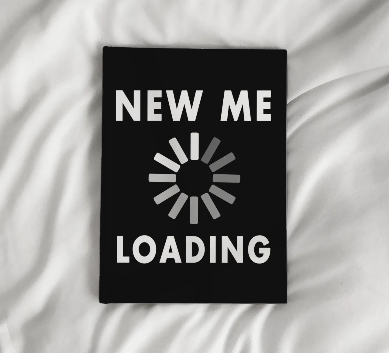 New Me Loading notebook by WORD & WONDER