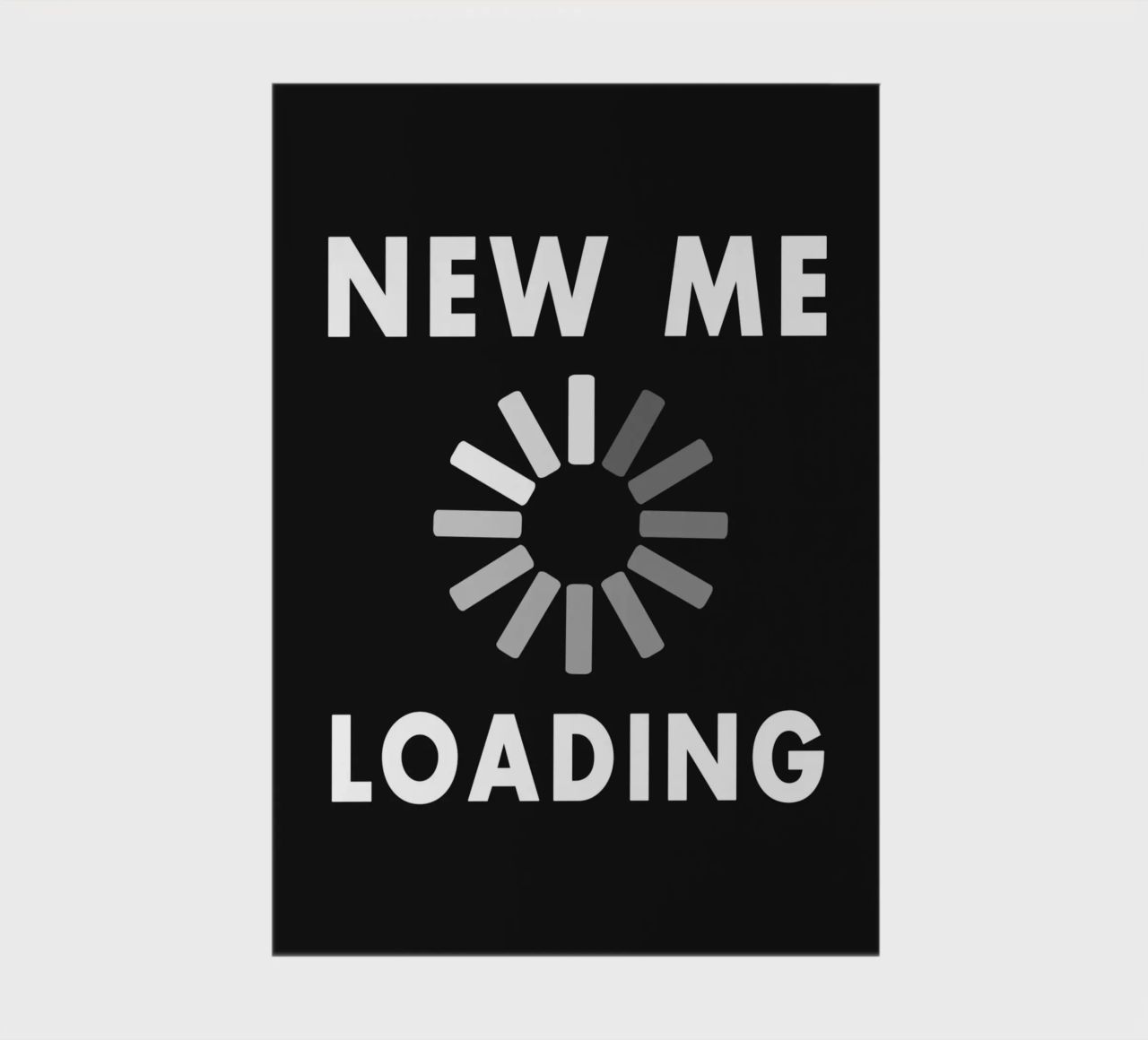 New Me Loading notebook by WORD & WONDER