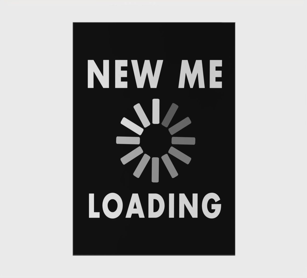 New Me Loading notebook by WORD & WONDER