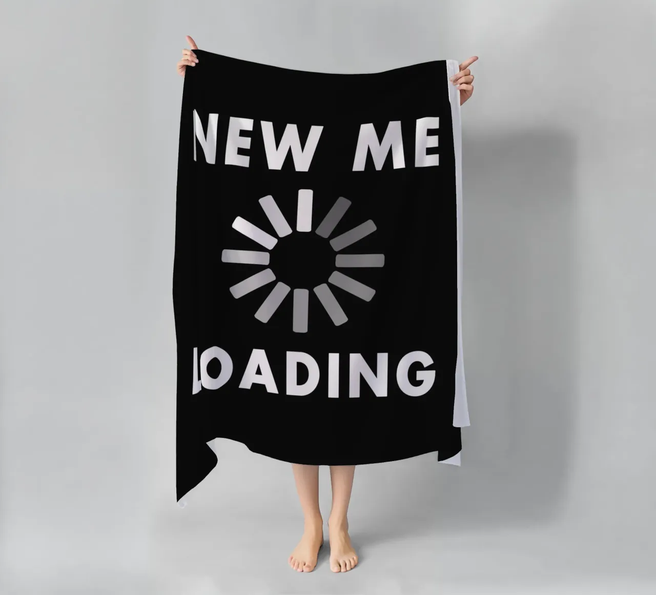 New Me Loading strandhanddoek van WORD & WONDER
