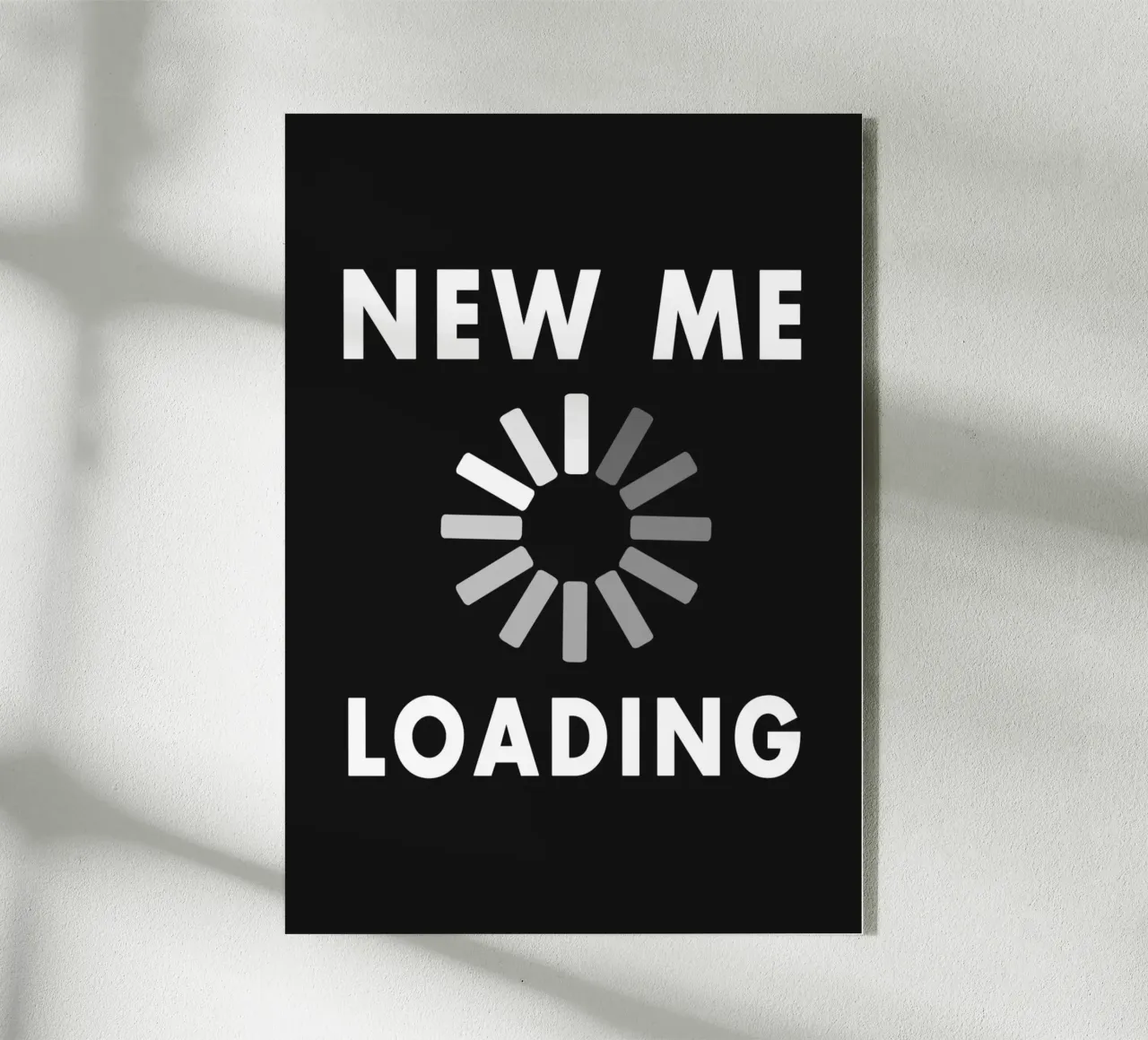 New Me Loading plexiglass da WORD & WONDER