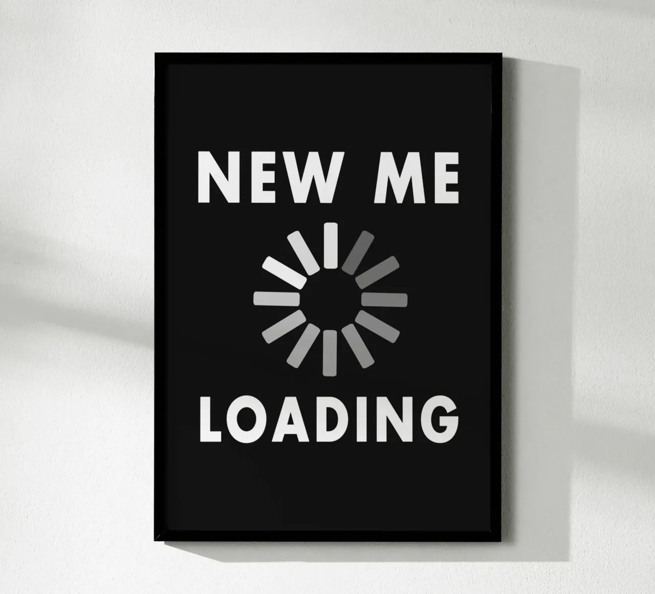 New Me Loading poster da WORD & WONDER