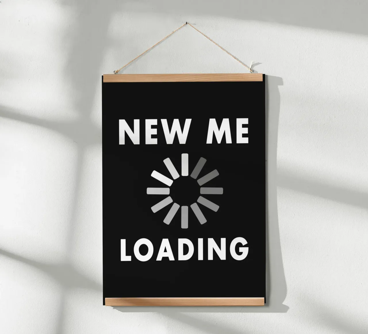 New Me Loading poster da WORD & WONDER