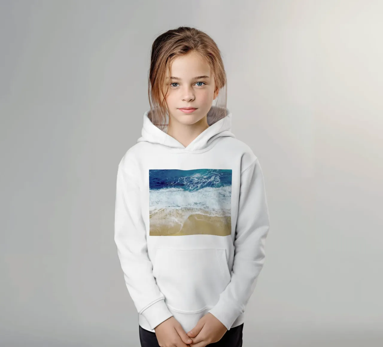 Print 221 felpa bambino con cappuccio da Lila x Lola