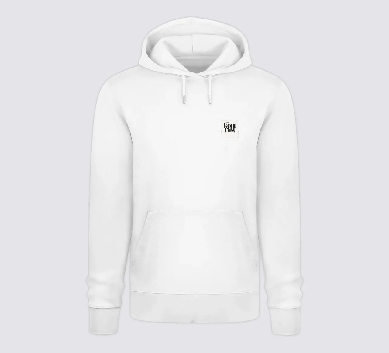 Threads of time: abstract lines and structures hoodie by Kunst und Kontrast