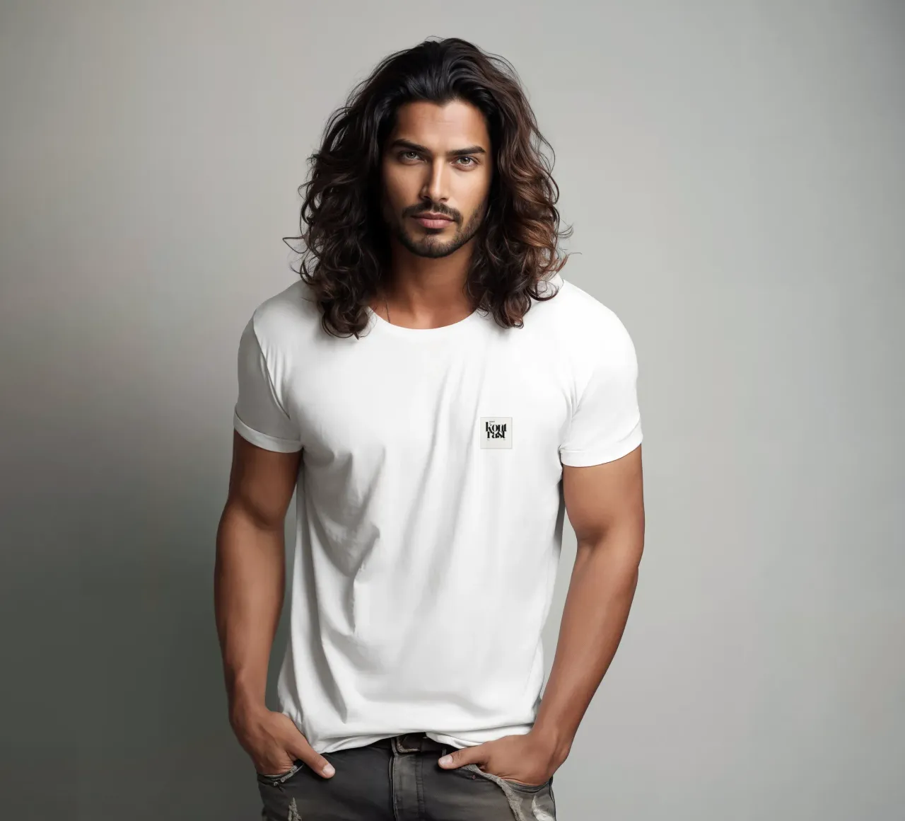Fili del tempo: linee e strutture astratte t-shirt da Kunst und Kontrast