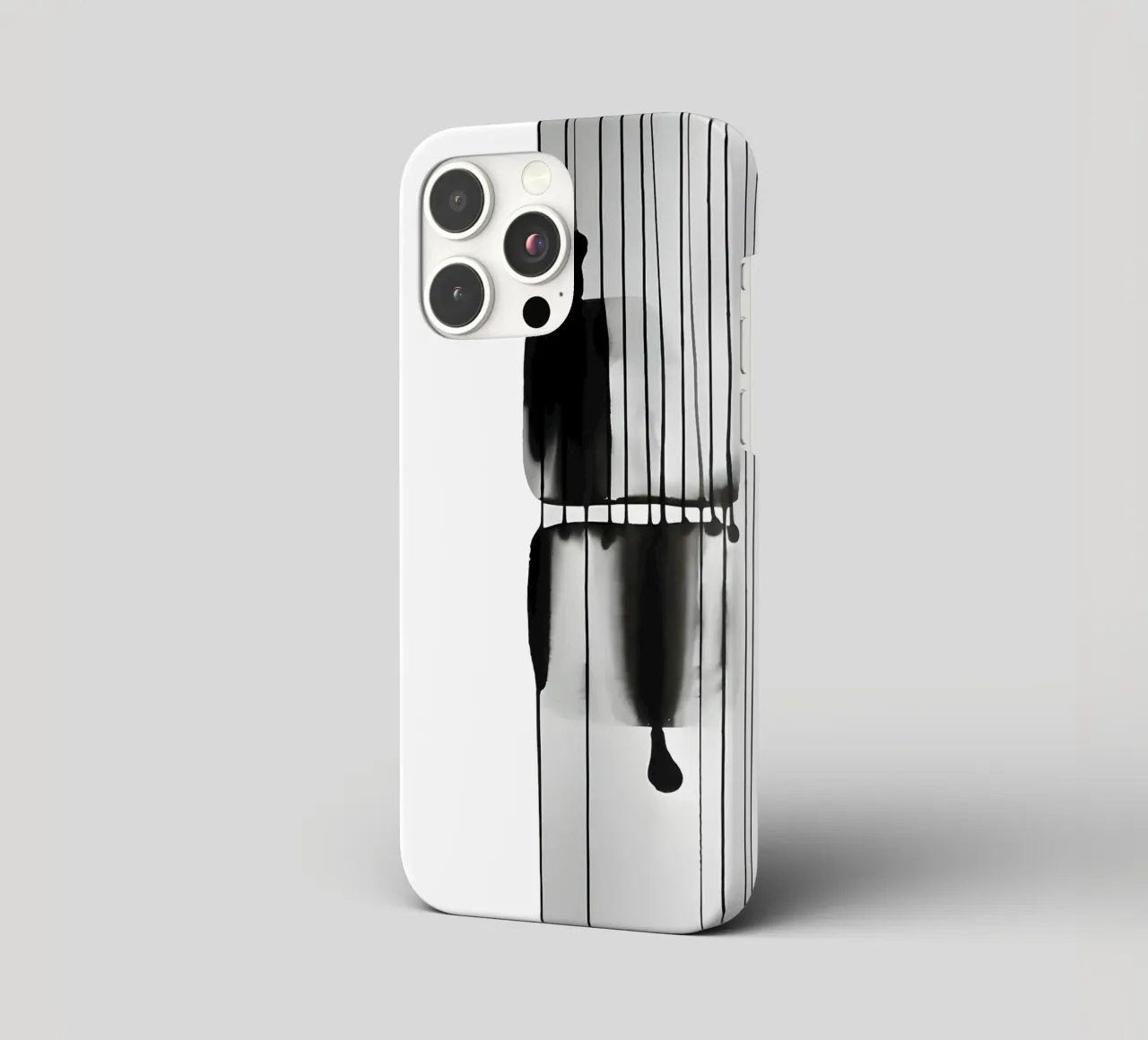 Threads of time: abstract lines and structures iphone case by Kunst und Kontrast