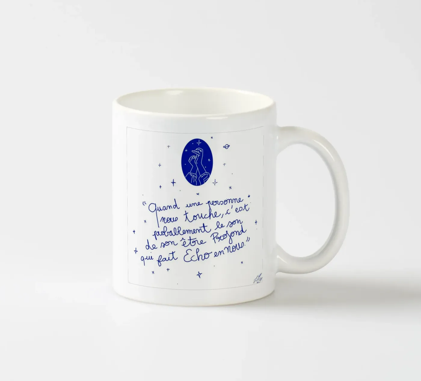 Echo ceramic mug by Loiseaubleu