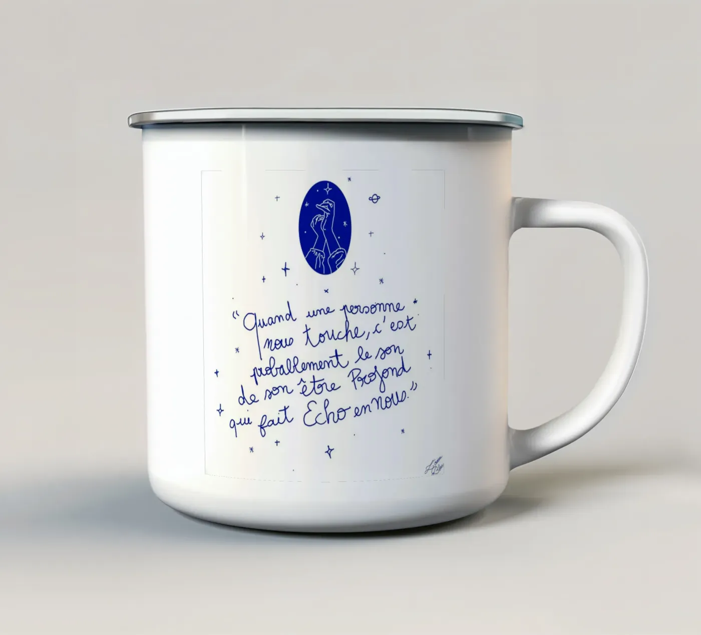 Echo emaille mok van Loiseaubleu