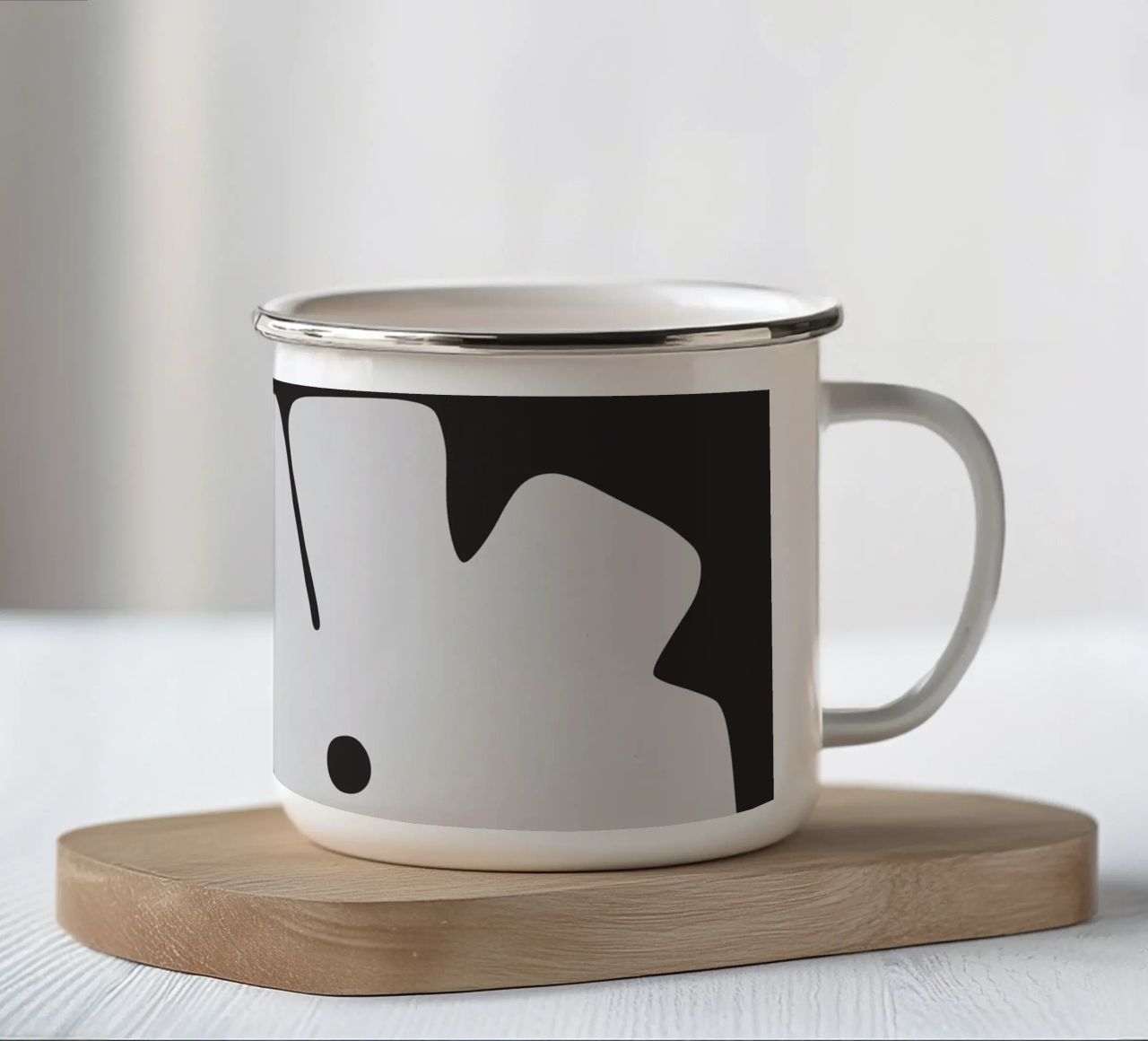 Forma floreale 06 tazza in smalto da amini54