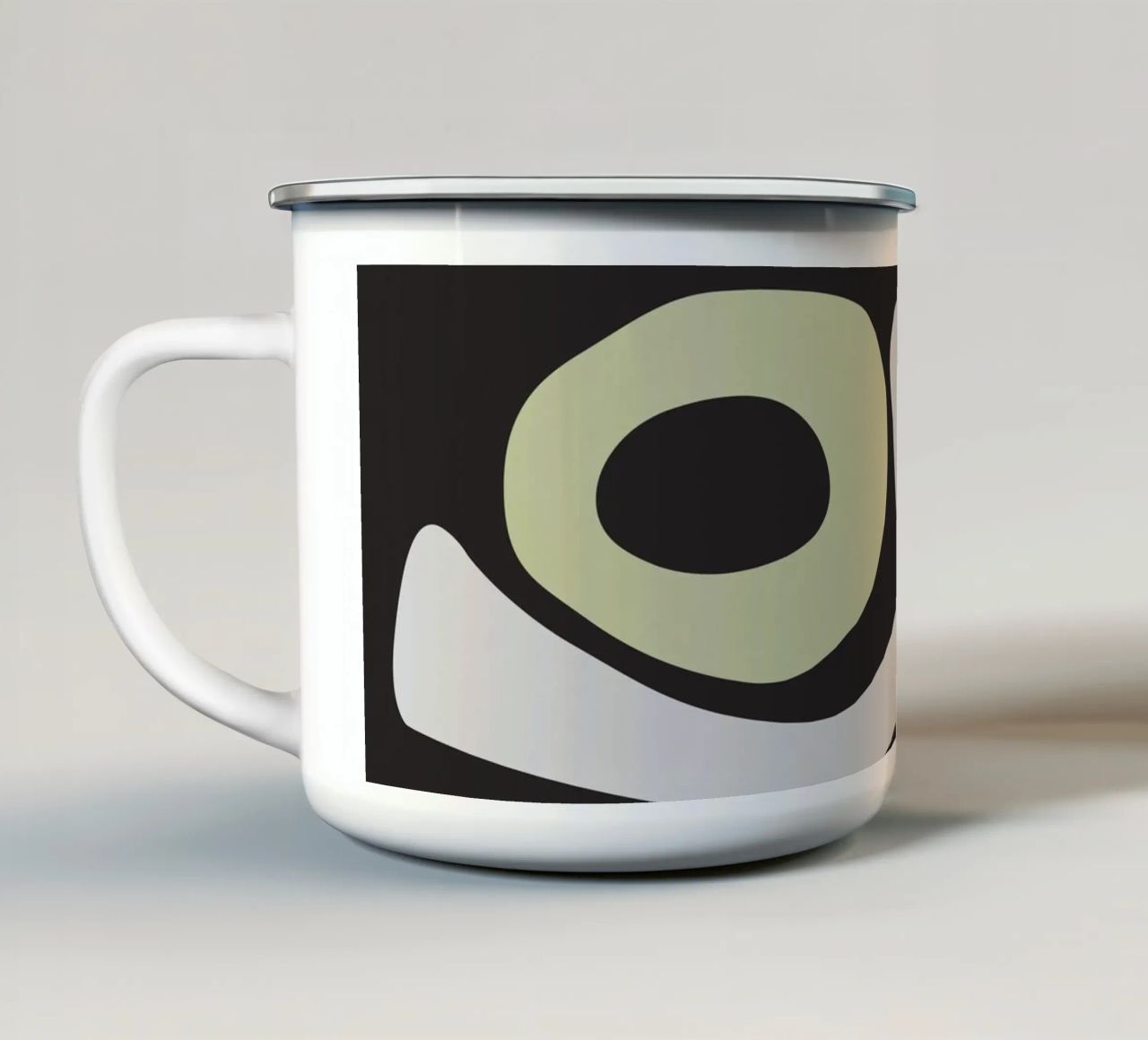 Forma floreale 06 tazza in smalto da amini54