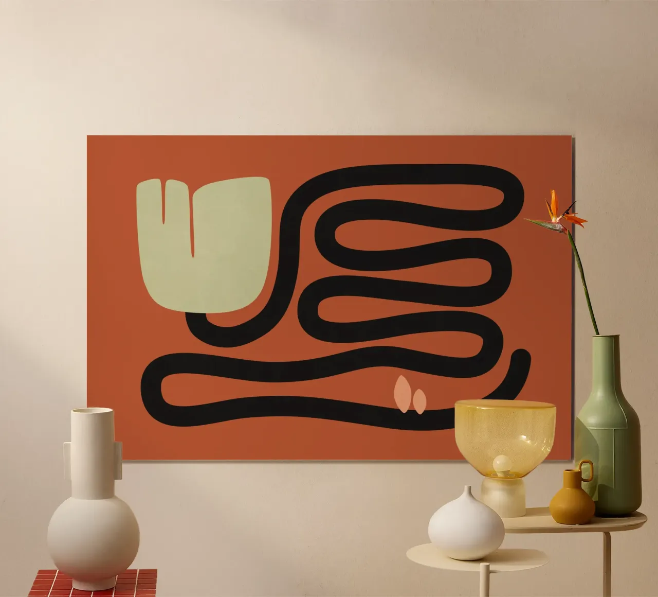 Forma floreale 07 poster da amini54