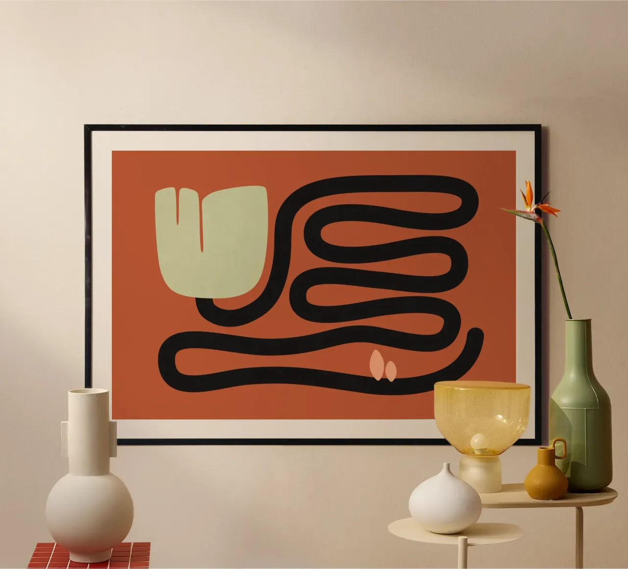 Forma floreale 07 poster da amini54