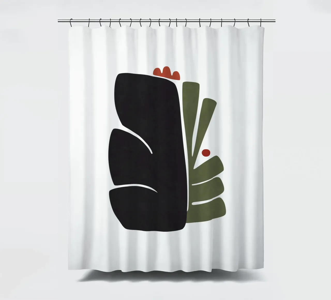 Floral Form 09 shower curtain by amini54