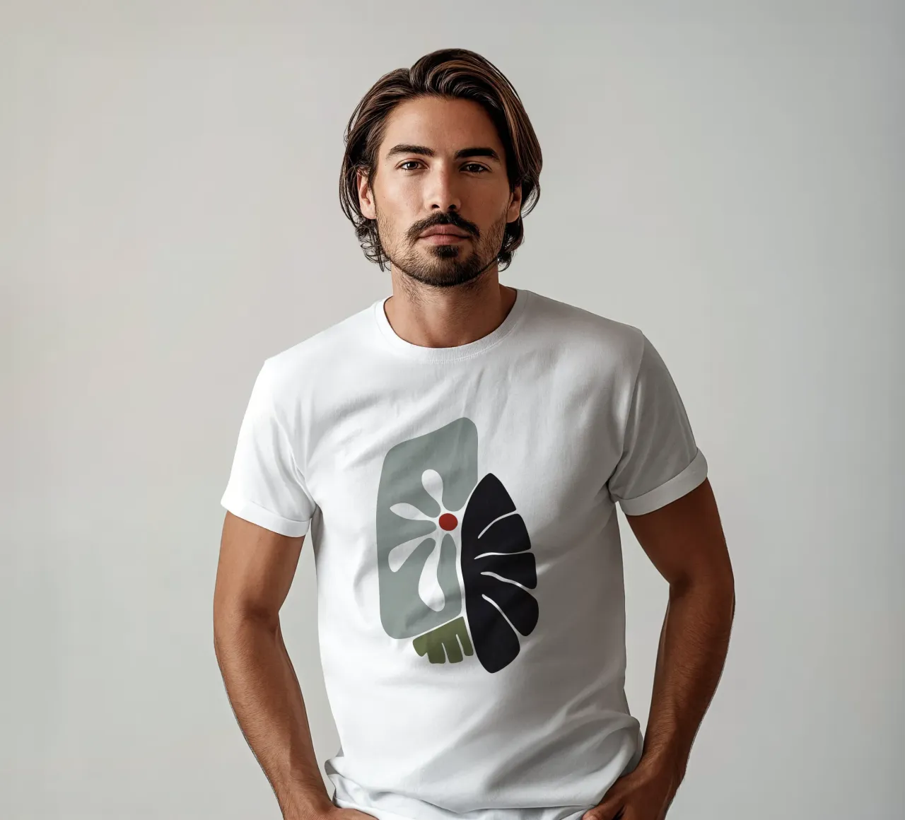 Modulo floreale 10 t-shirt da amini54