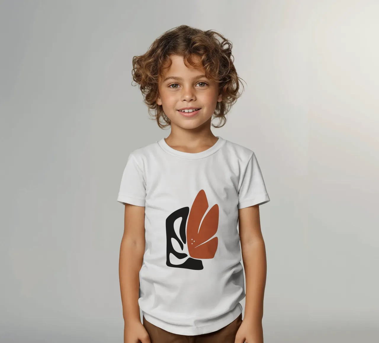 Modulo floreale 11 t-shirt bambini da amini54