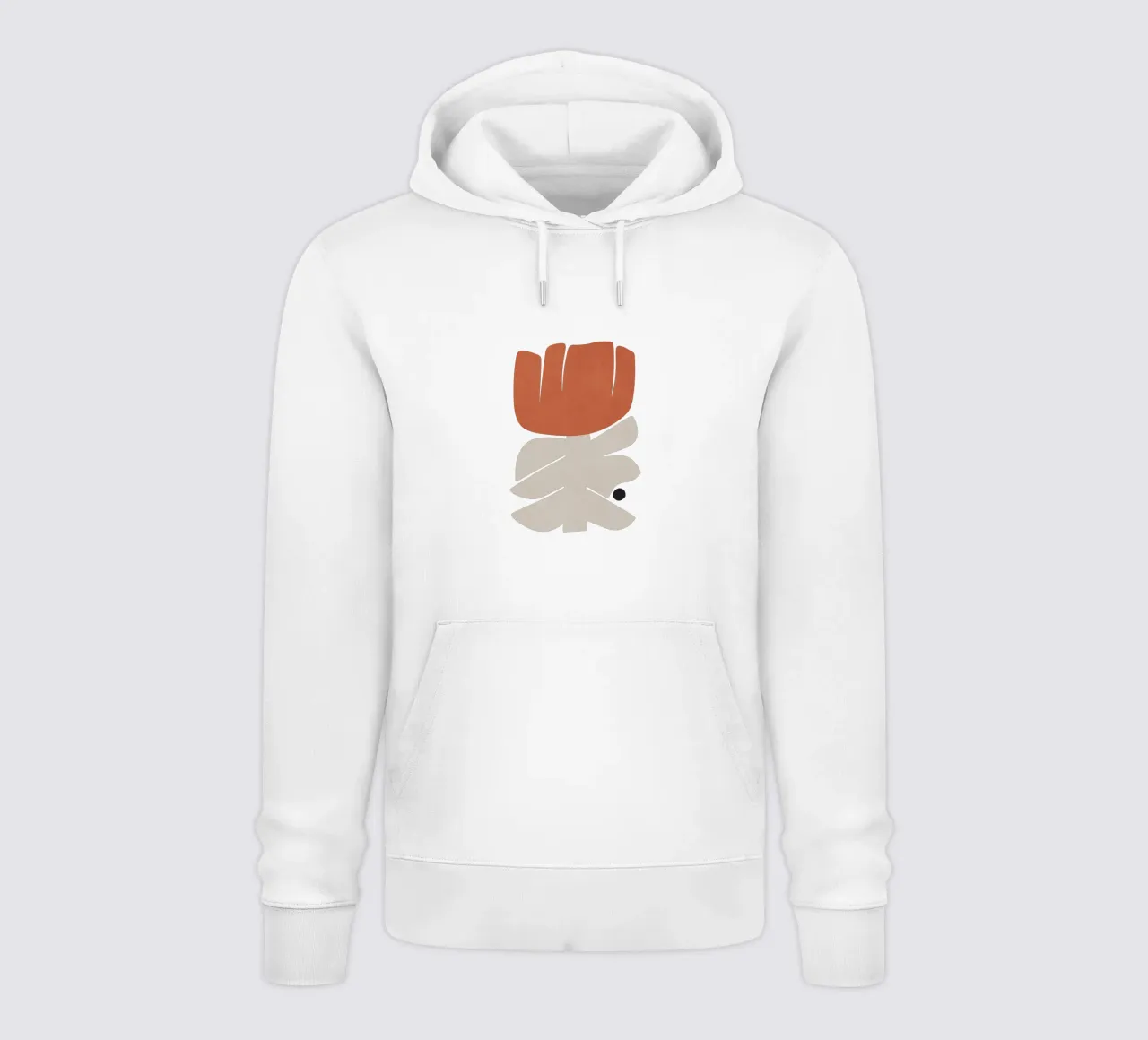 Modulo floreale 12 felpa con cappuccio da amini54