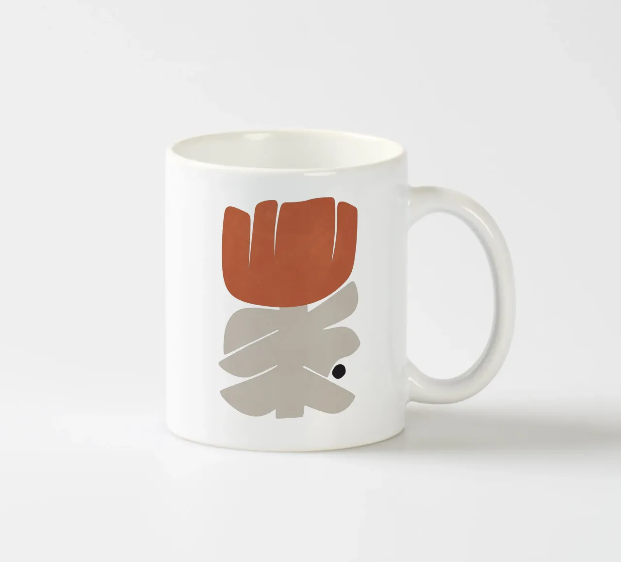 Modulo floreale 12 tazza in ceramica da amini54