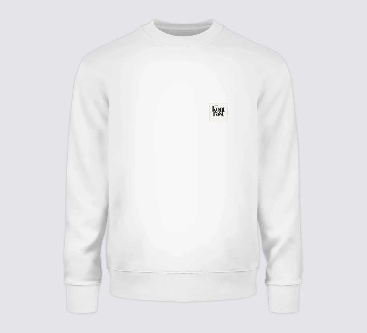 Touching shadows: Abstract hand gestures in black and white sweatshirt by Kunst und Kontrast