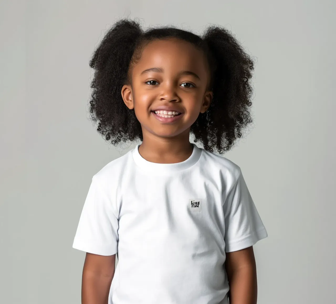 Schaduwen aanraken: Abstracte handgebaren in zwart-wit kinder t-shirt van Kunst und Kontrast