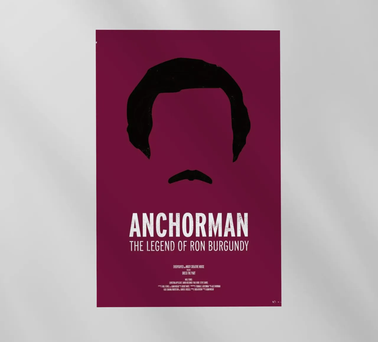Anchorman pellicola backlit da Moxy Creative House
