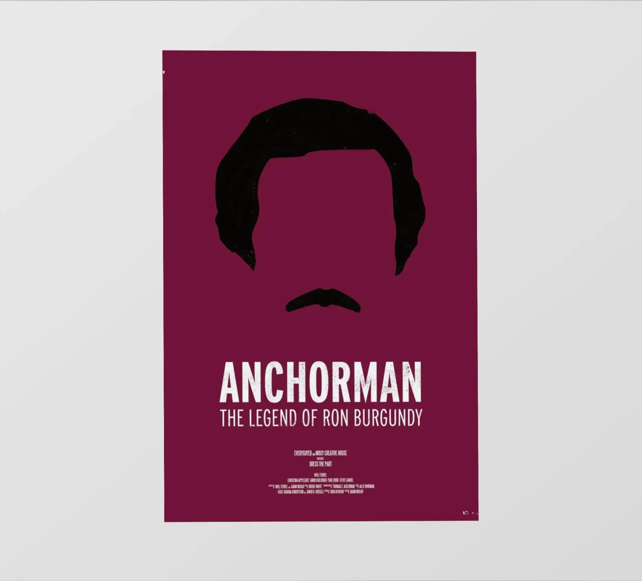 Anchorman pellicola backlit da Moxy Creative House