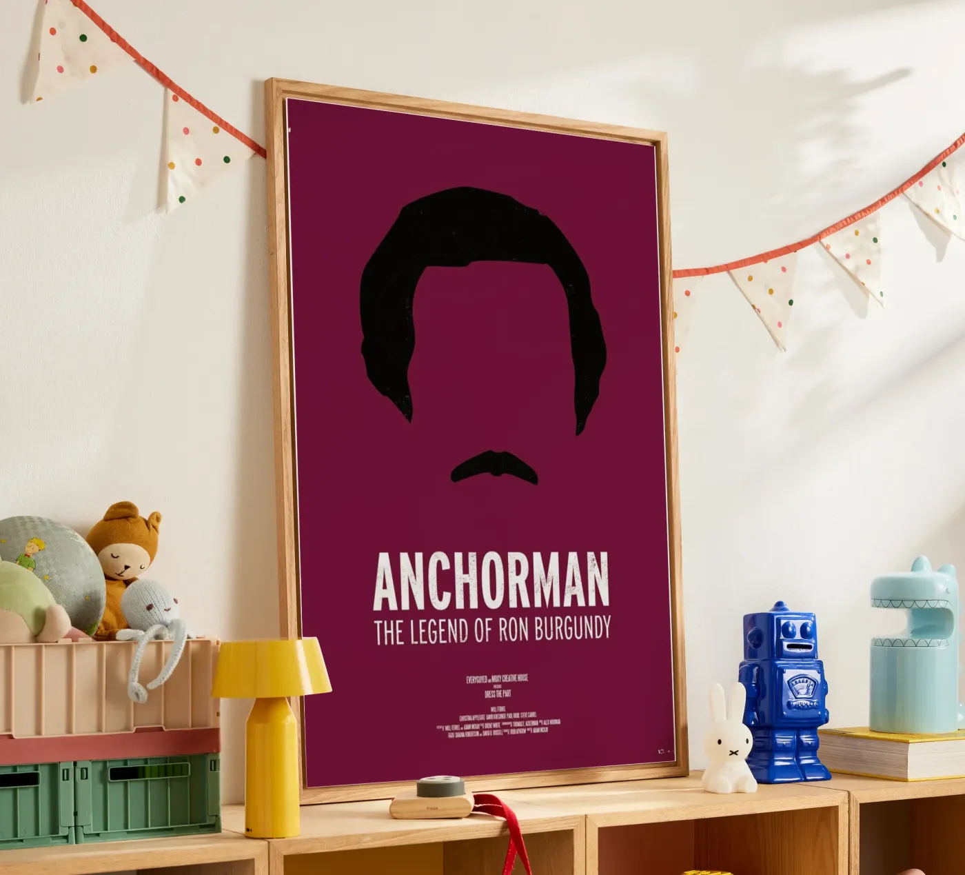 Anchorman plexiglas de Moxy Creative House