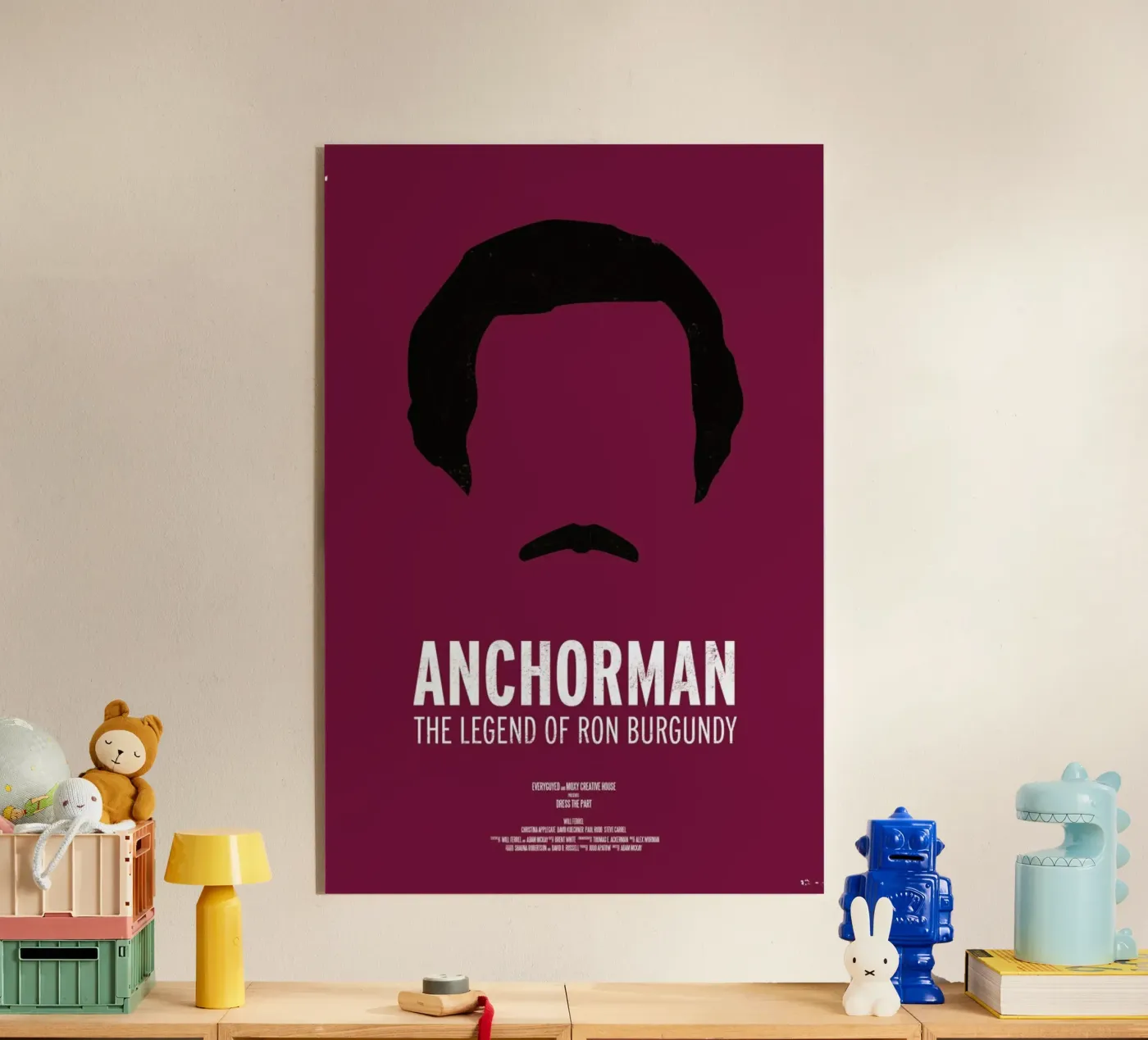 Anchorman plexiglas de Moxy Creative House