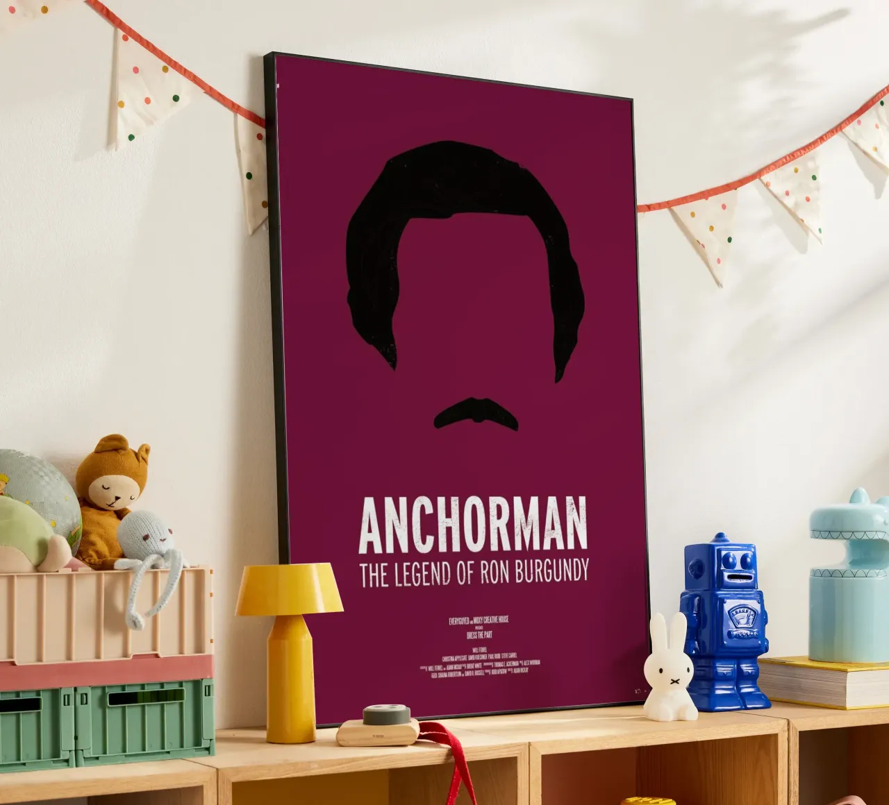 Anchorman alluminio dibond da Moxy Creative House