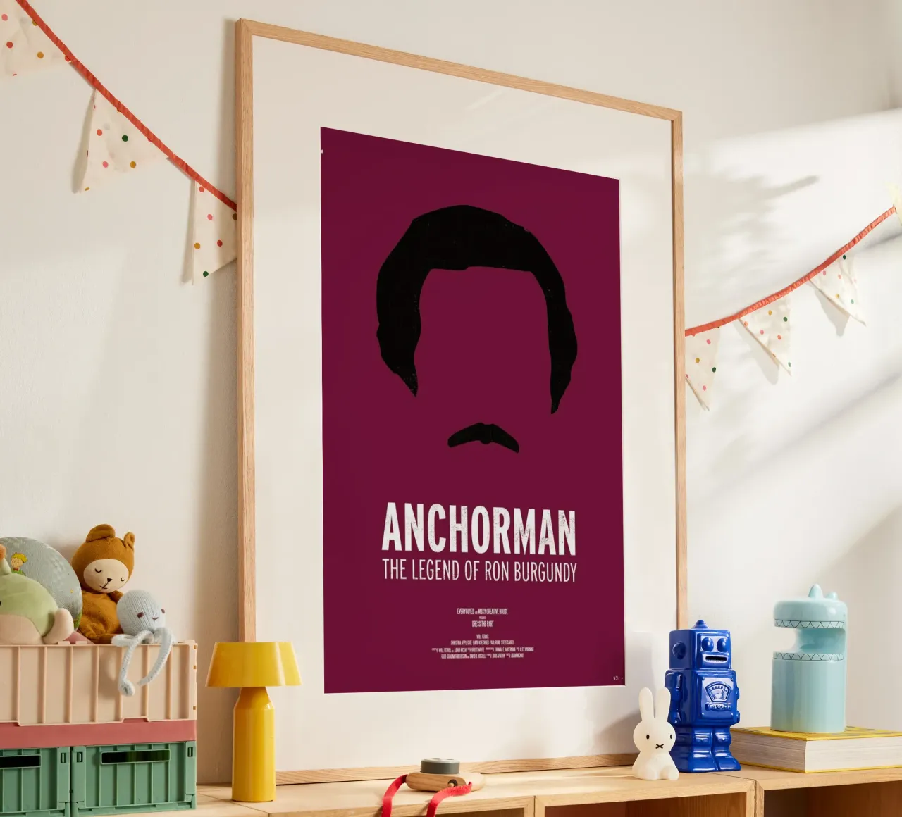 Anchorman poster da Moxy Creative House