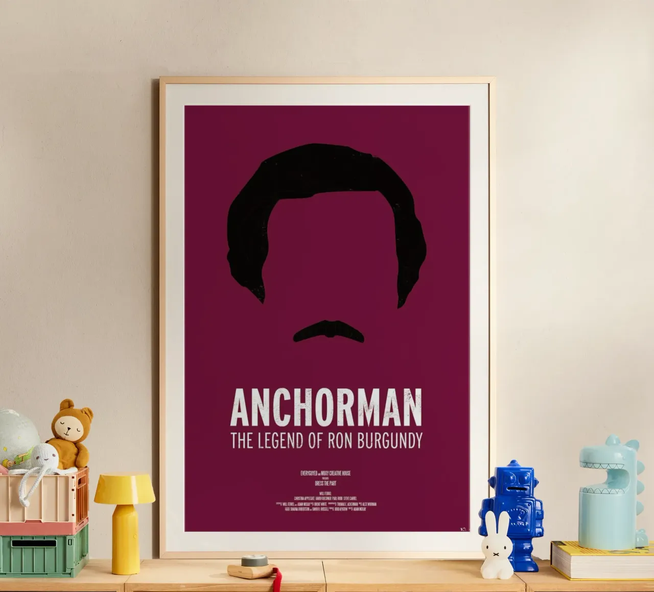 Anchorman poster da Moxy Creative House