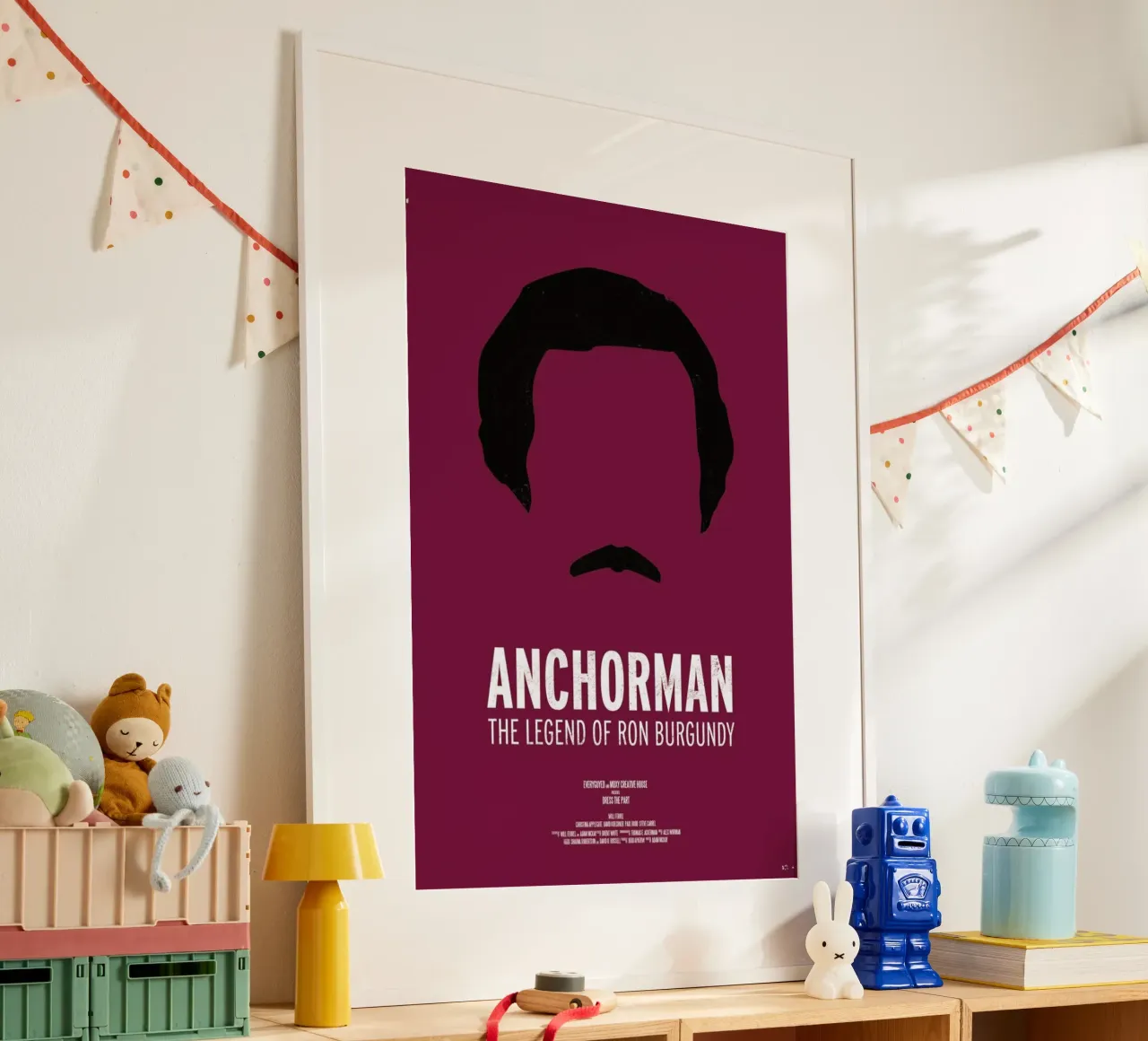 Anchorman poster da Moxy Creative House