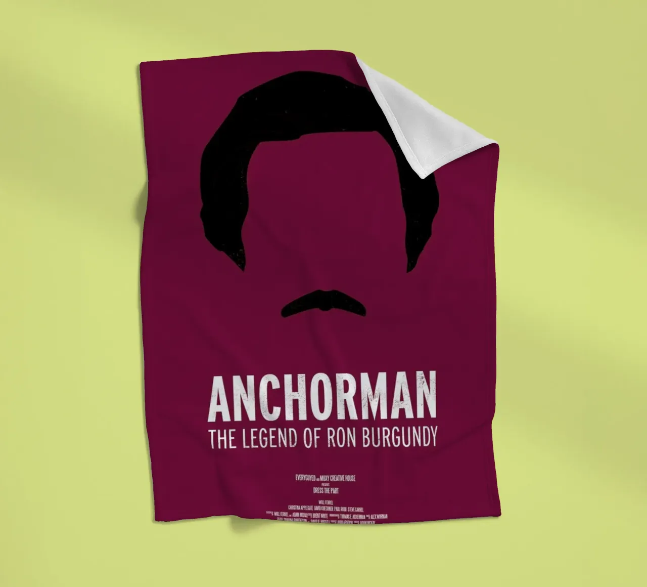 Anchorman Fleecedecke von Moxy Creative House