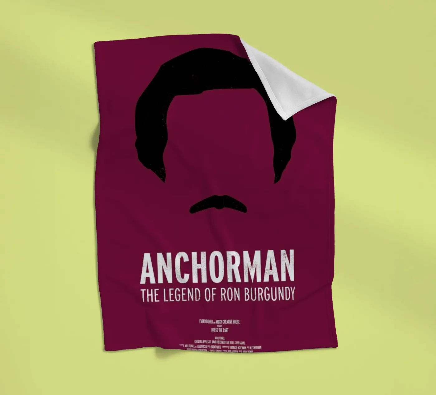 Anchorman Fleecedecke von Moxy Creative House