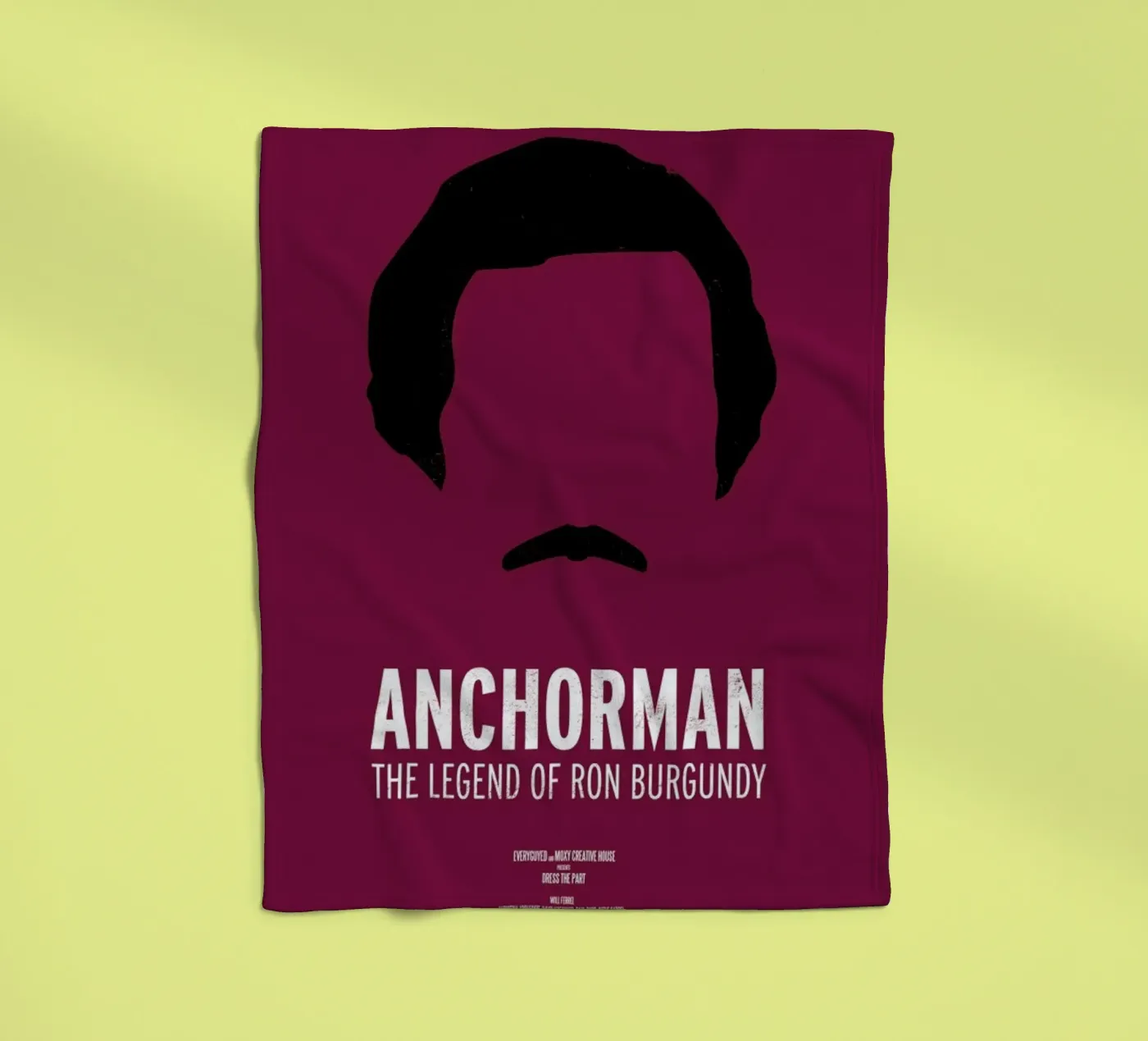 Anchorman Fleecedecke von Moxy Creative House