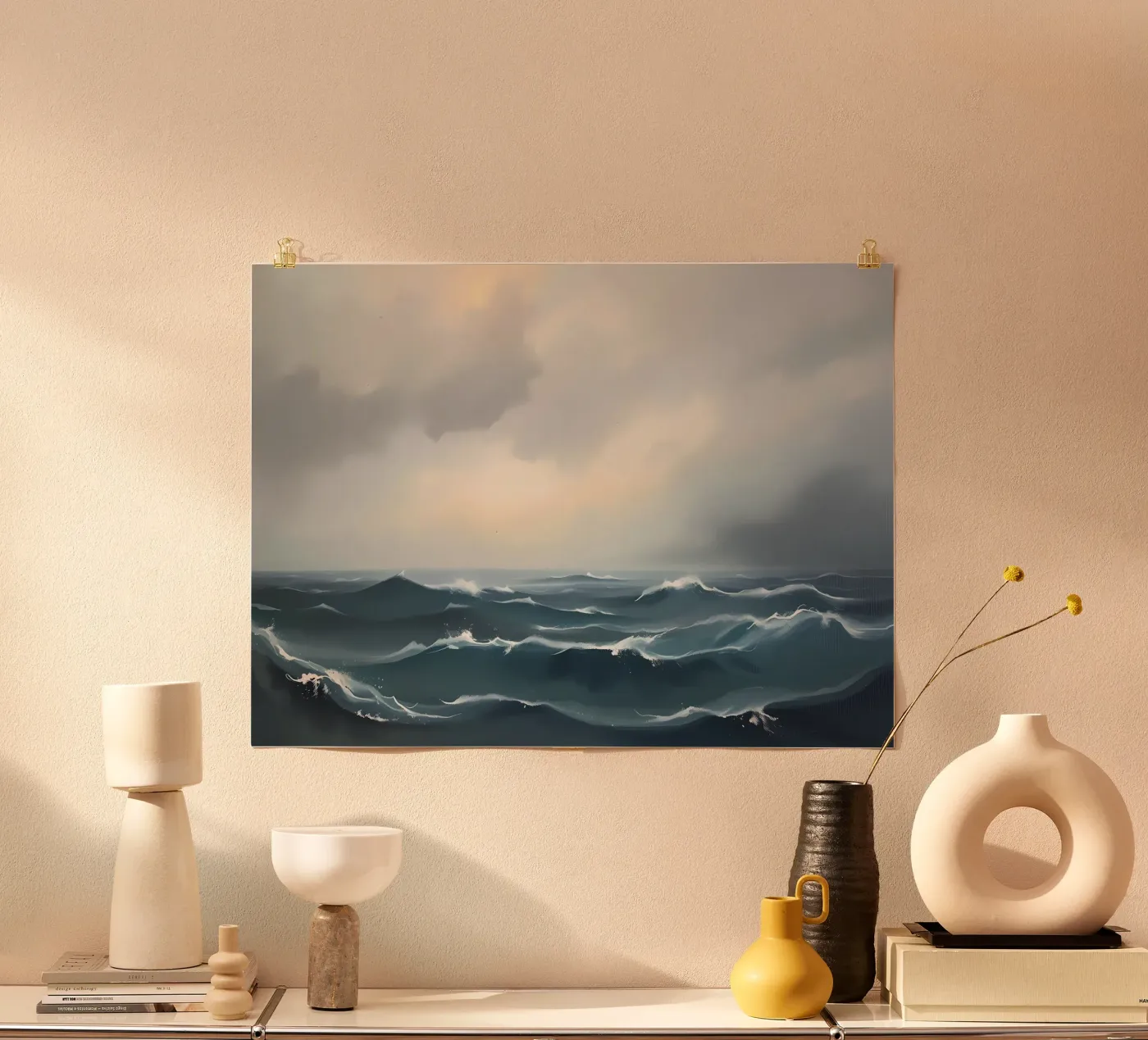 Tempesta serena poster da Artistic-shop