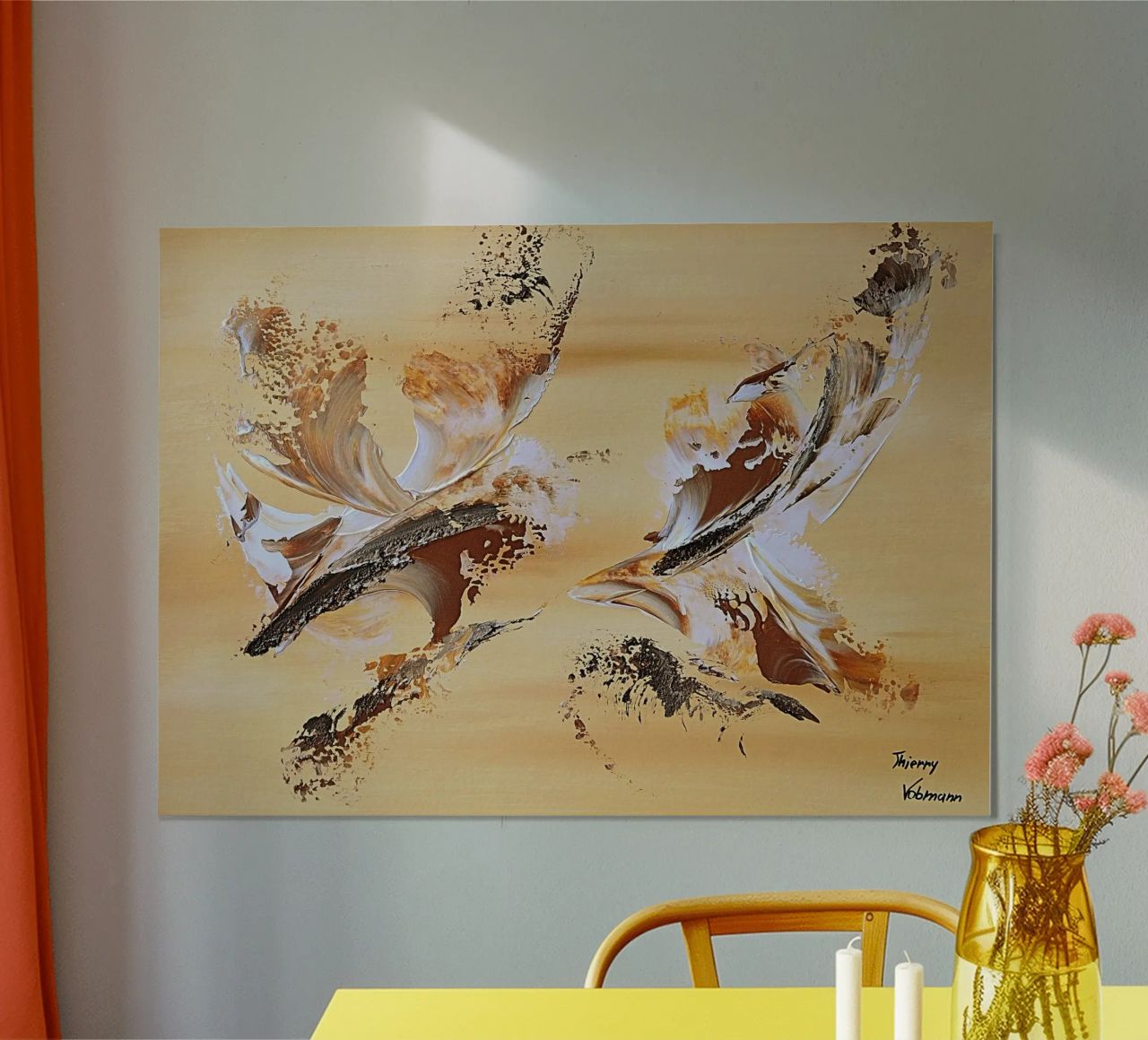 IDEAL GIFT 119 poster de Thierry Vobmann Abstract painting