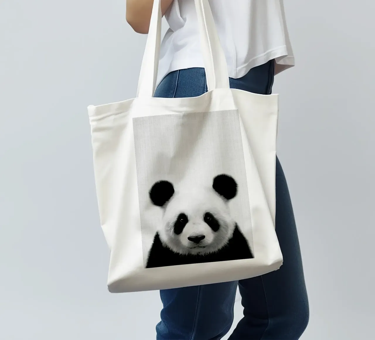 Print 61 borsa in juta da Lila x Lola