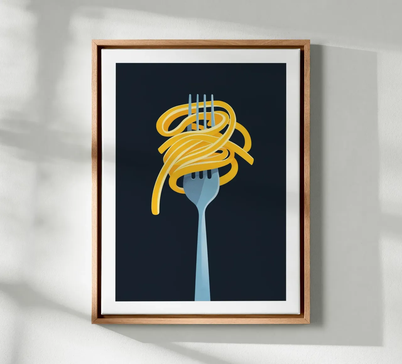 Spaghetti sur fourchette lienzo de Spice & Style