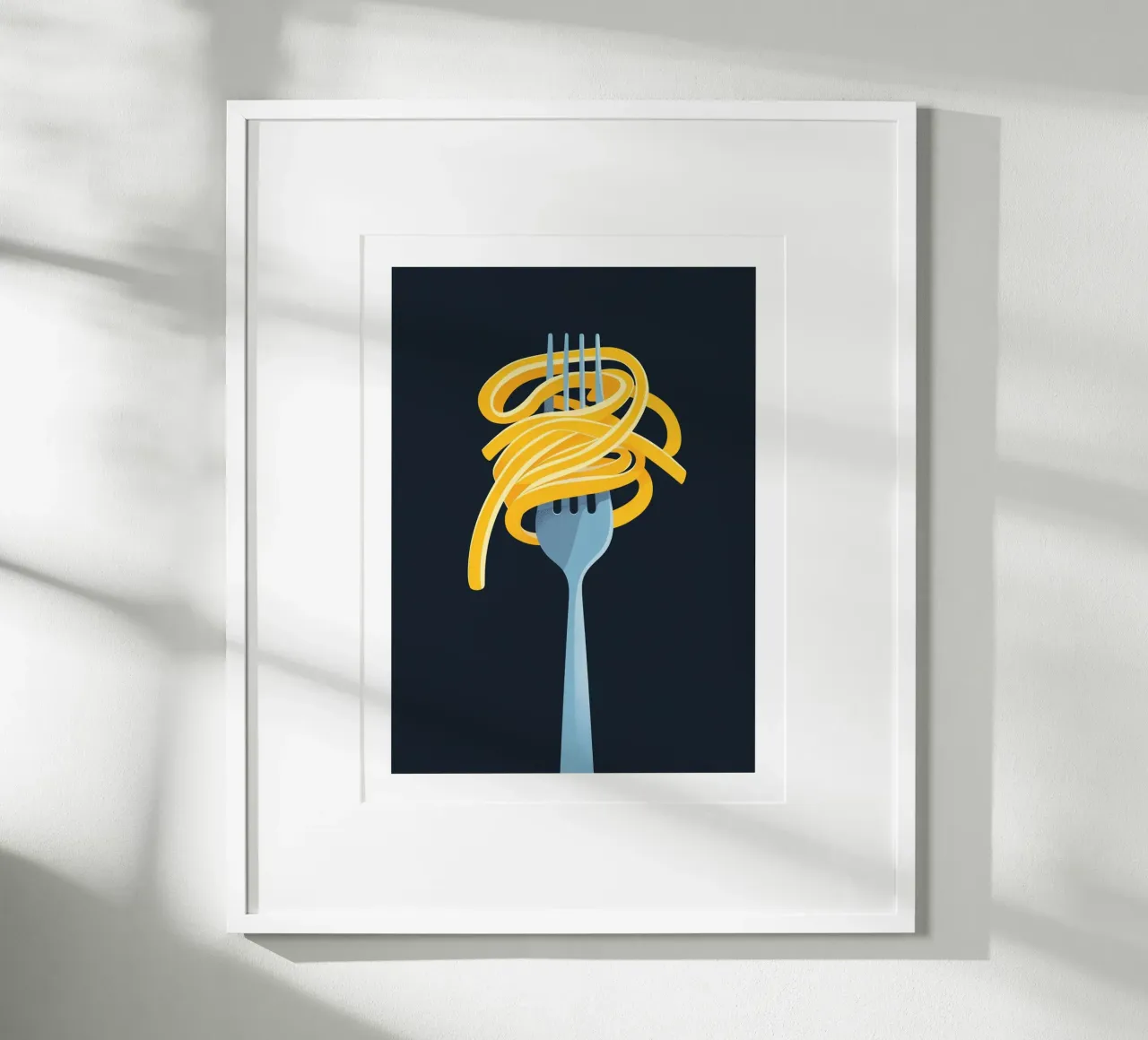 Spaghetti sur fourchette carta hahnemühle da Spice & Style