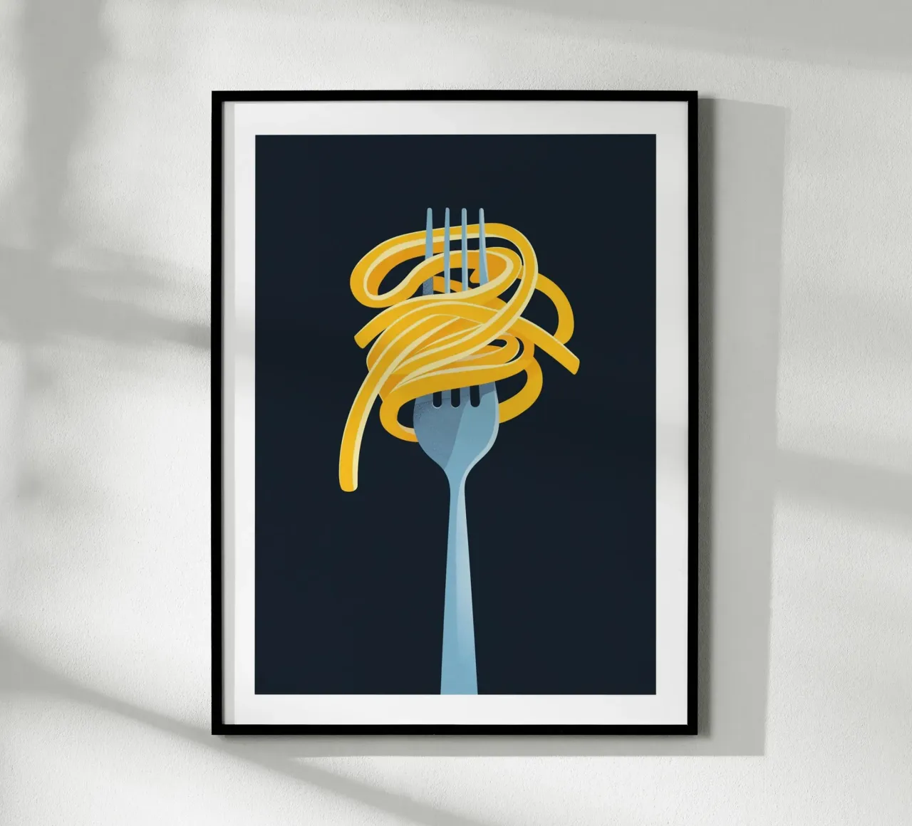 Spaghetti sur fourchette carta hahnemühle da Spice & Style
