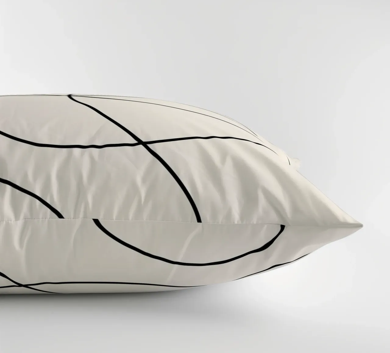 Abstract Strokes decorative cushion by Paigaam Studio