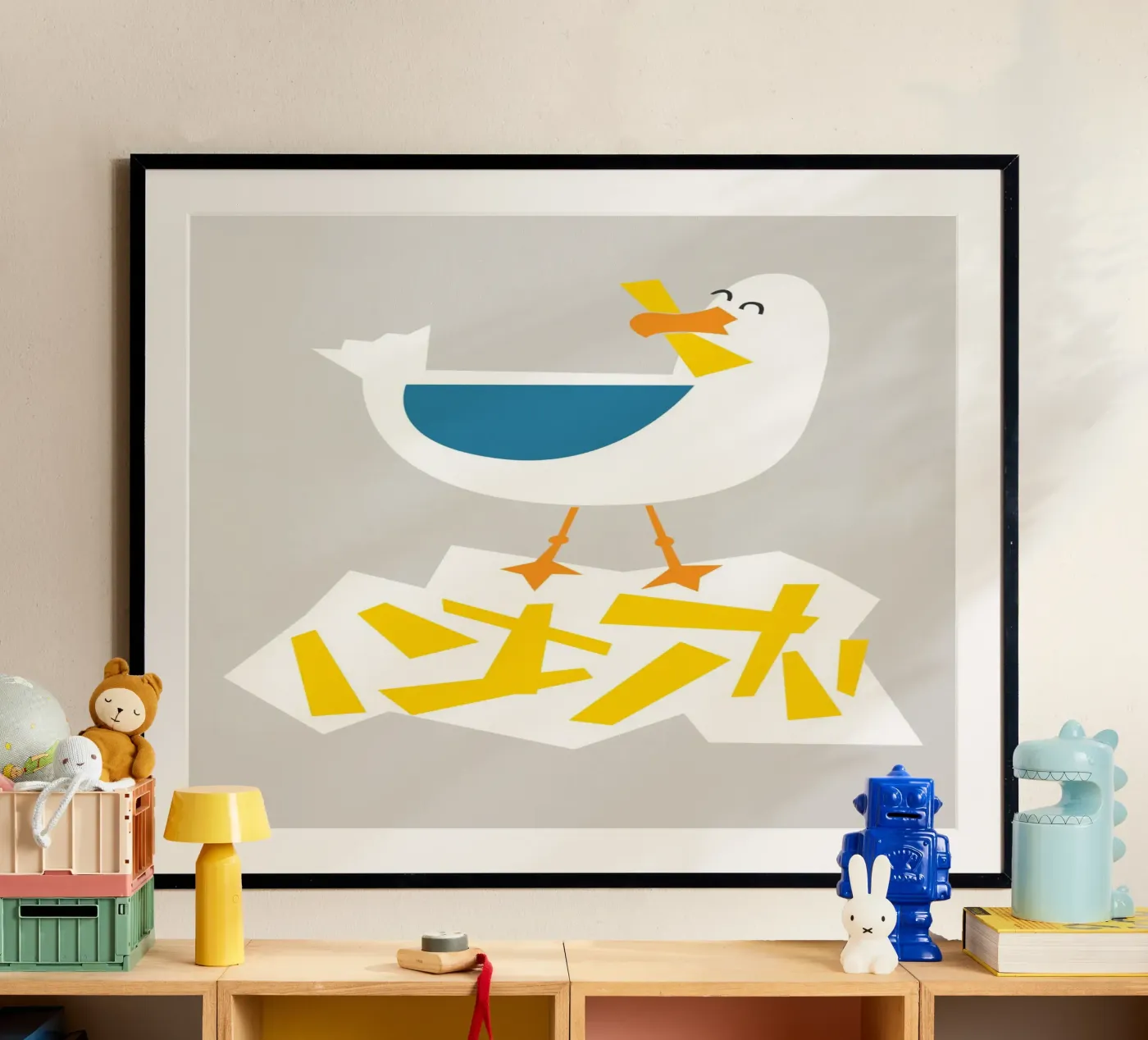 Hungrige Möwe Poster von Fox & Velvet